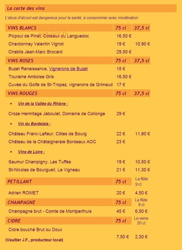 Le cap marine — carte page 9