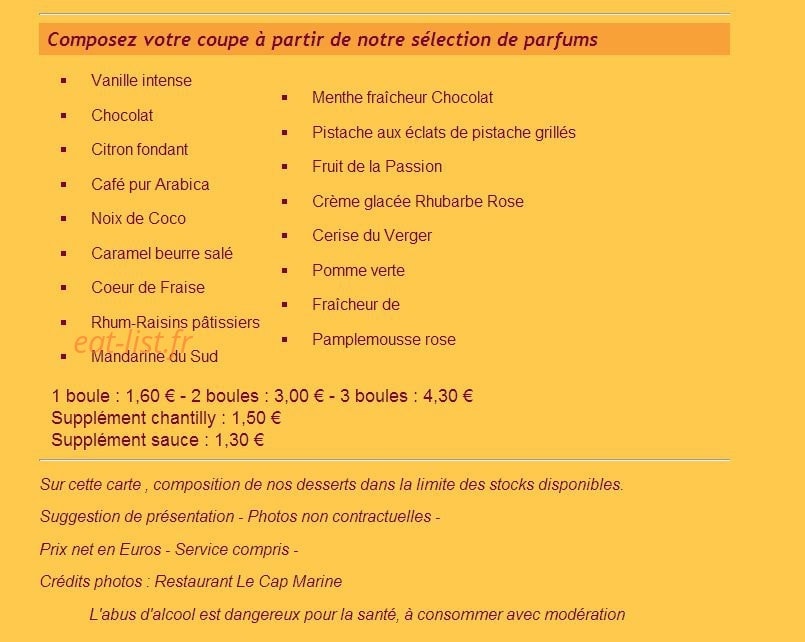 Le cap marine — carte page 7