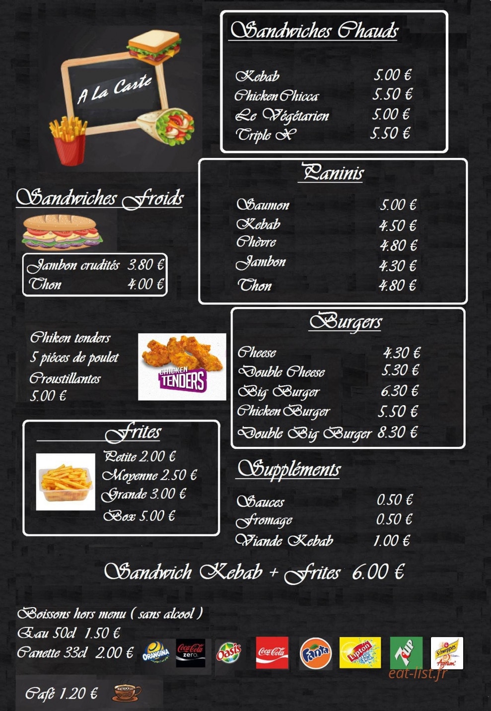 Just Eat — carte page 2