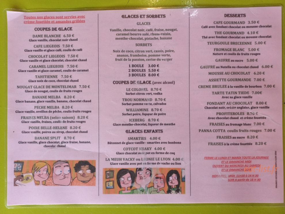 Le P'tit Nicolas — carte page 2