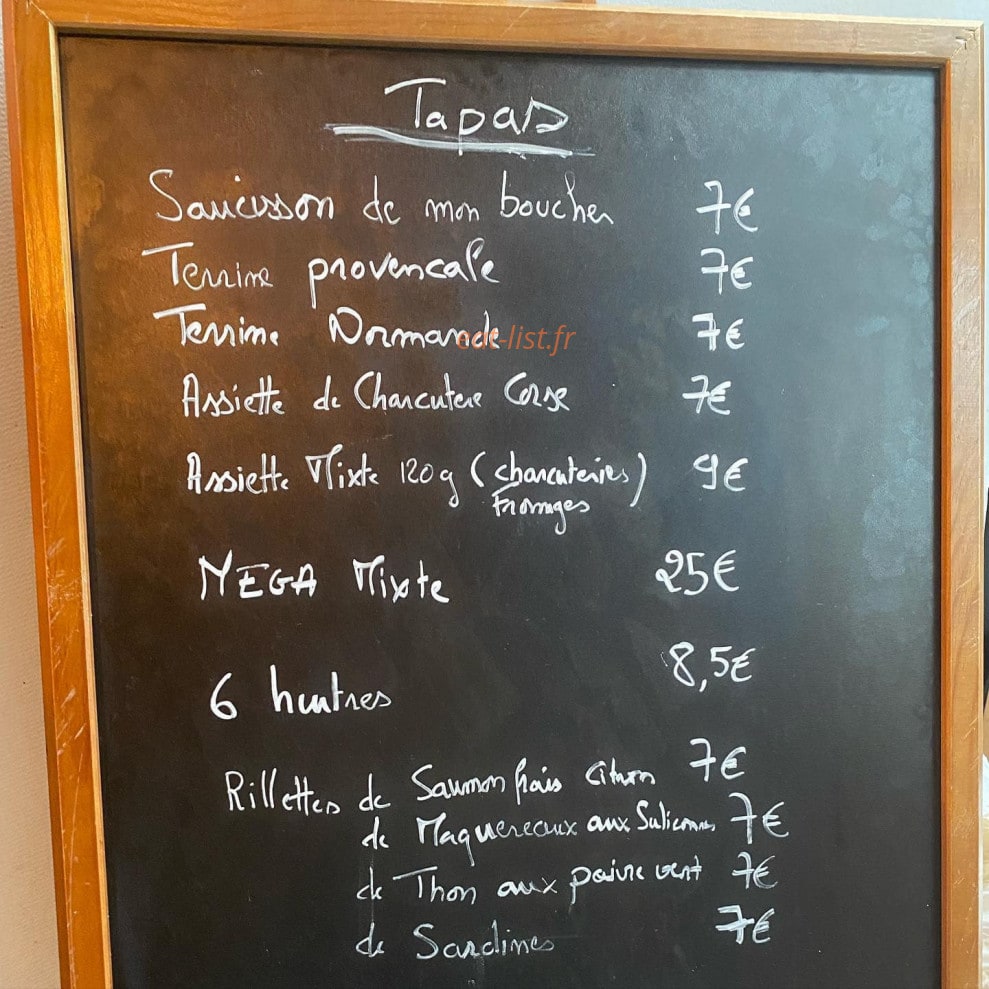 La Maiz'on — carte page 1