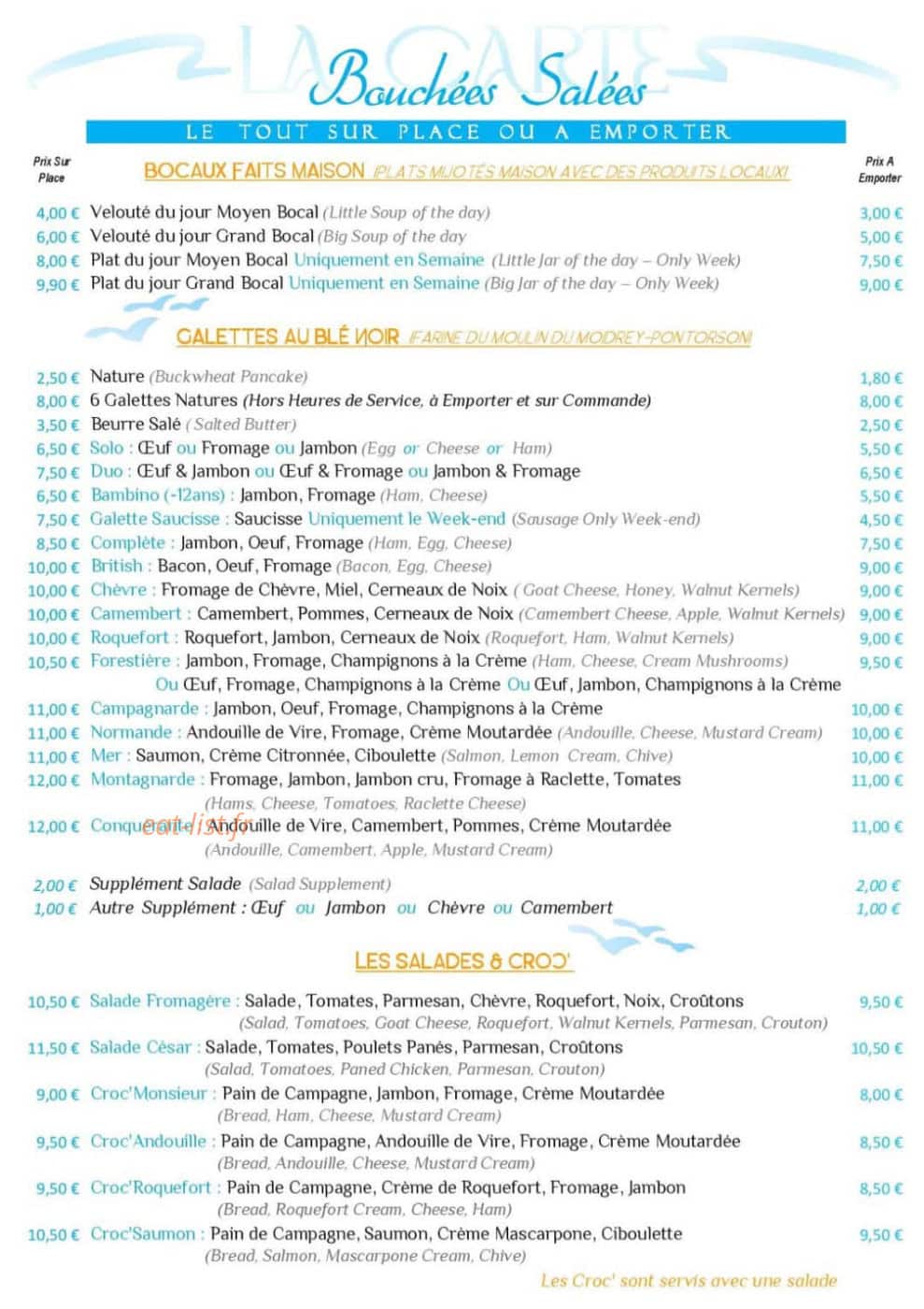 Croc — carte page 2