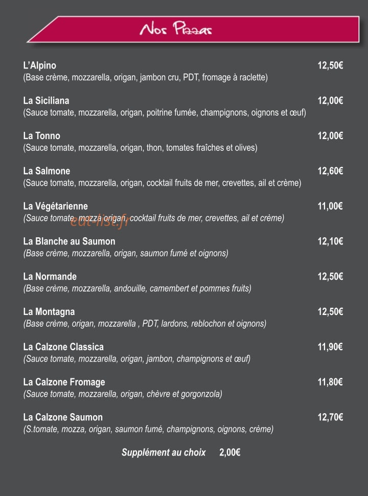 La bisquine — carte page 2