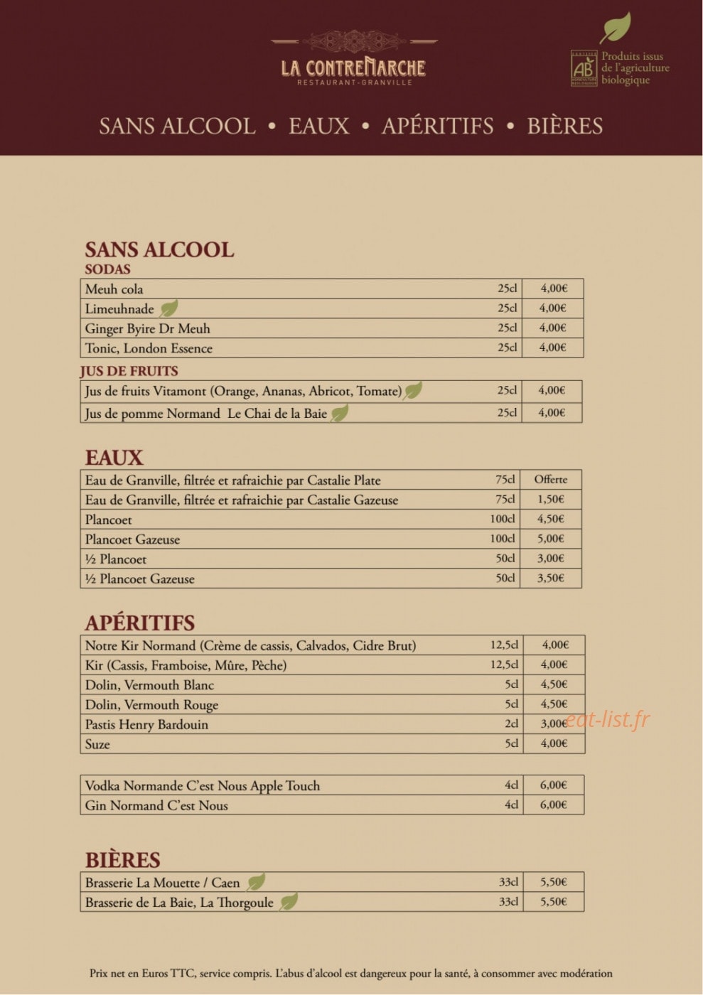 La Contremarche — carte page 2