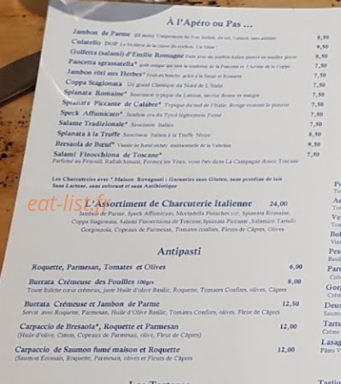 La Fabbrica — carte page 2