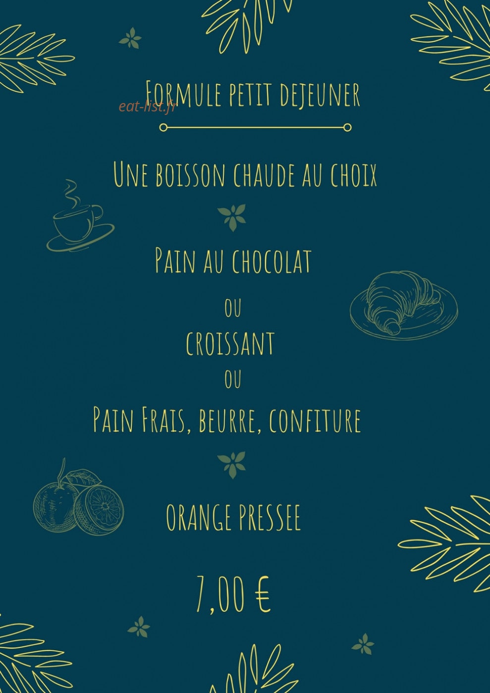 Le Grand Café — carte page 3