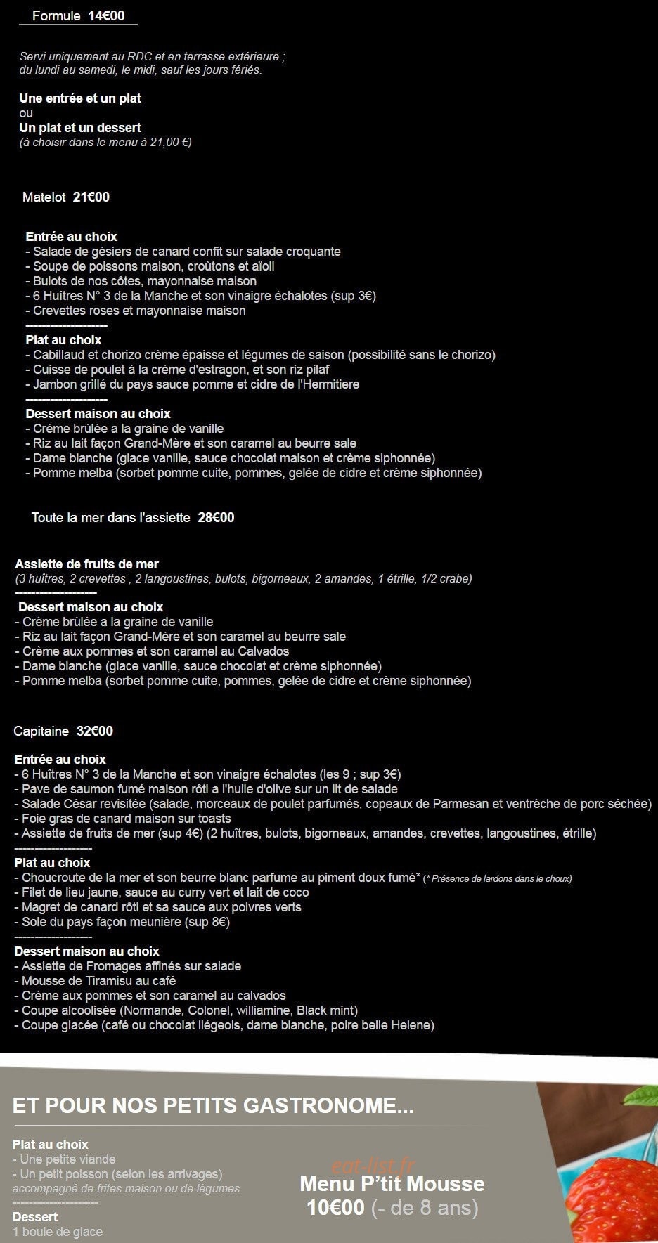 Le phare — carte page 1