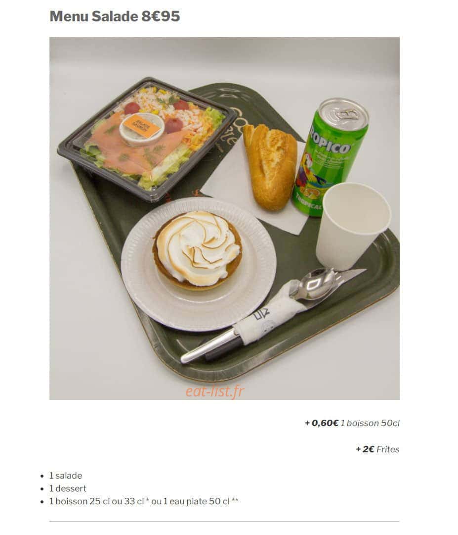 Snack and Cosy — carte page 3