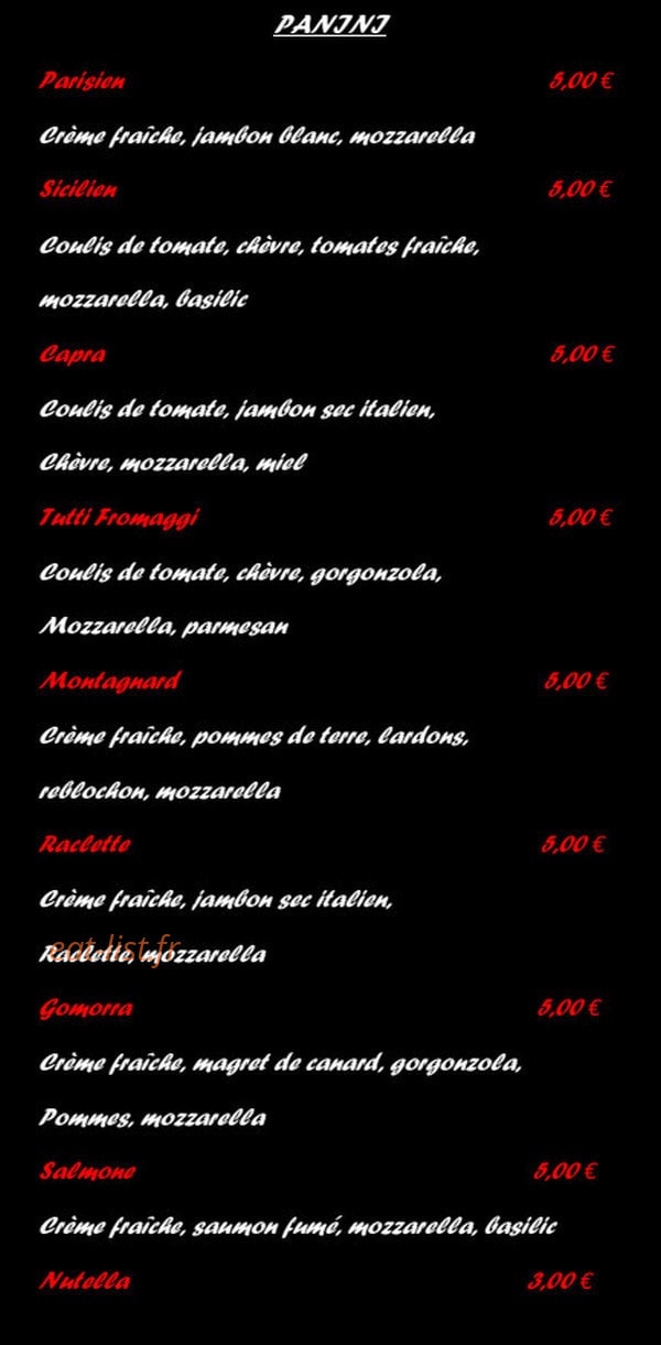 La Maranello — carte page 3