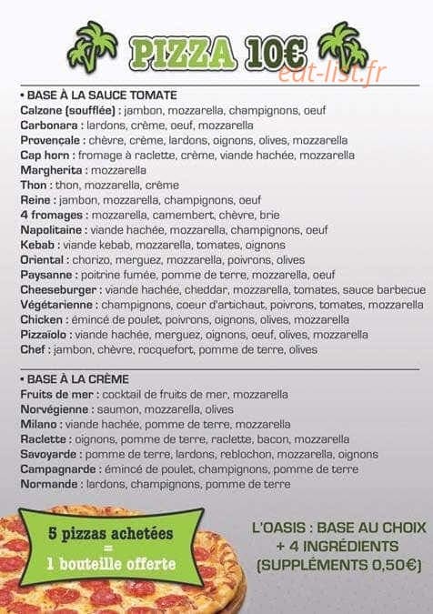 L'oasis — carte page 1