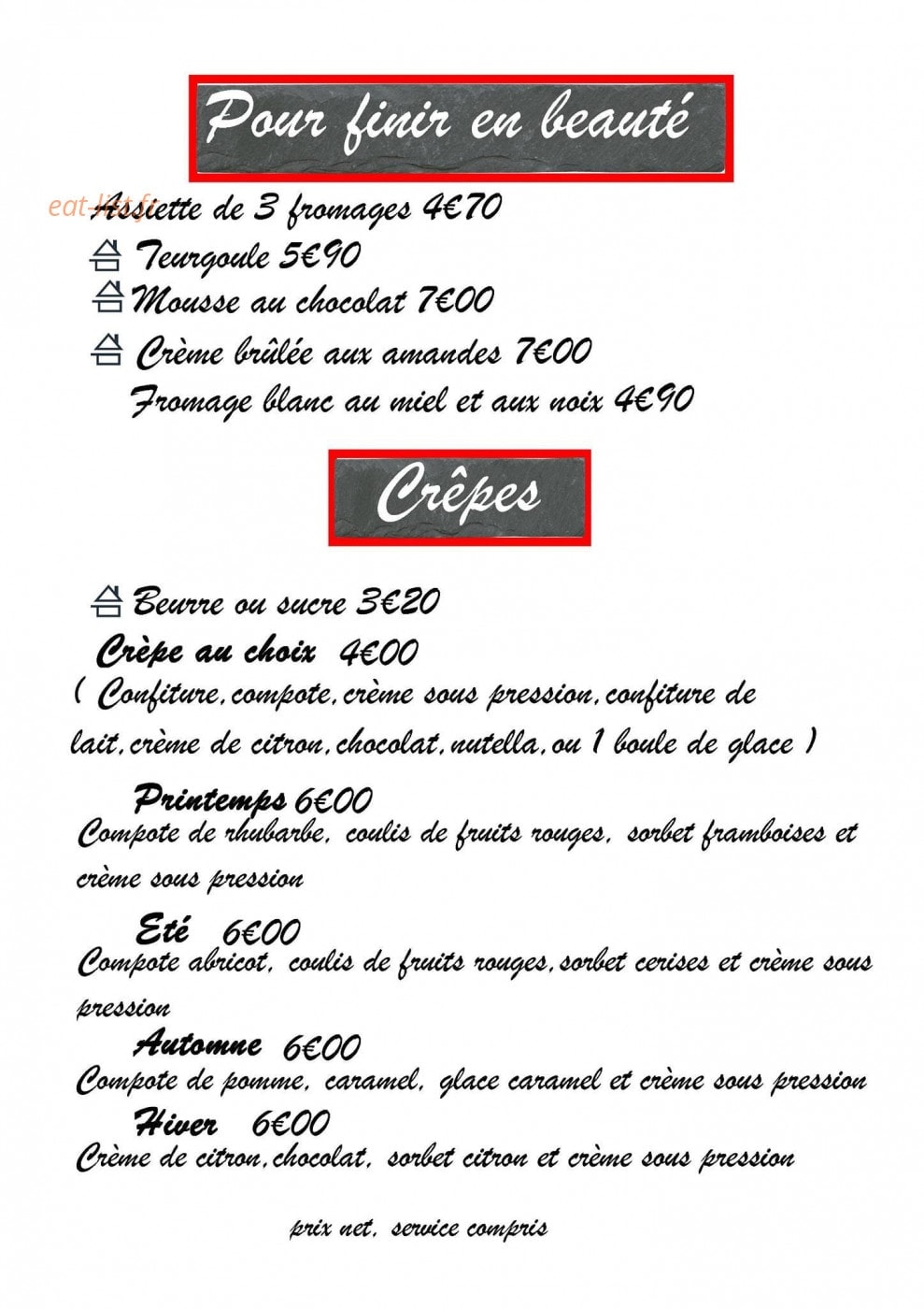 Le Normandy — carte page 6