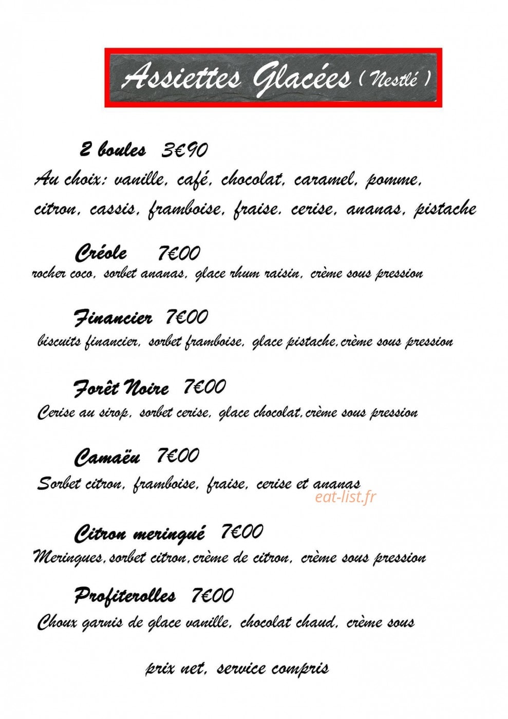Le Normandy — carte page 7