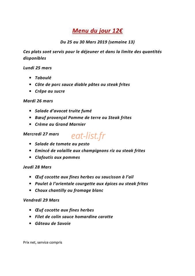 Le Normandy — carte page 1