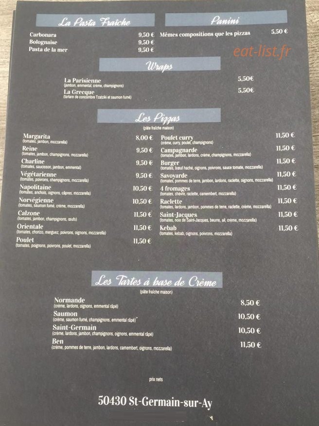 Le Grain De Sable — carte page 3