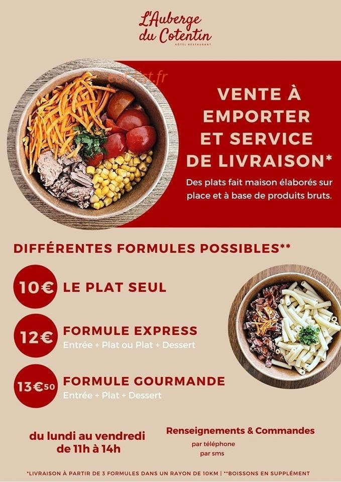 Auberge du Cotentin — carte page 4