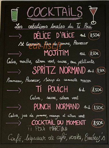 Le Ti Poui — carte page 2