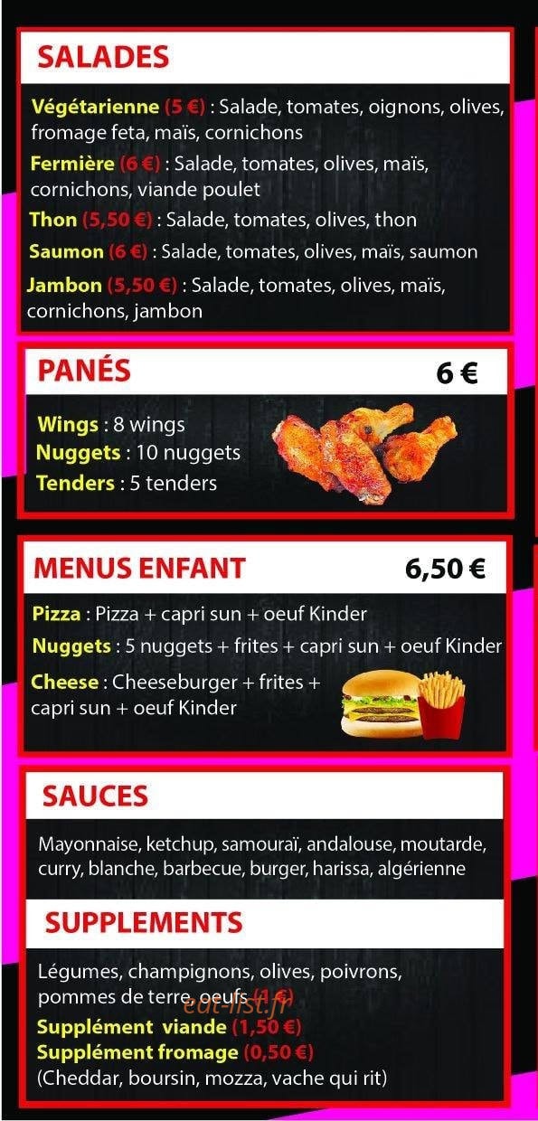 Pizza Le Cotentin — carte page 3