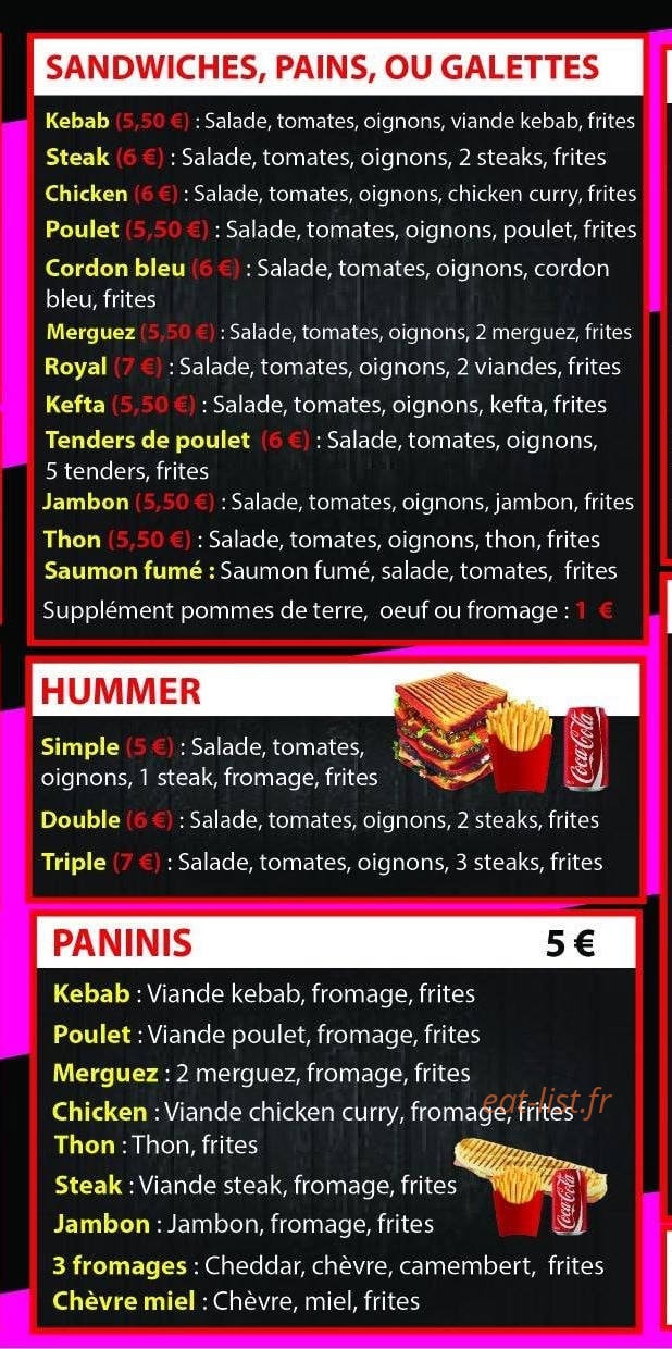 Pizza Le Cotentin — carte page 4