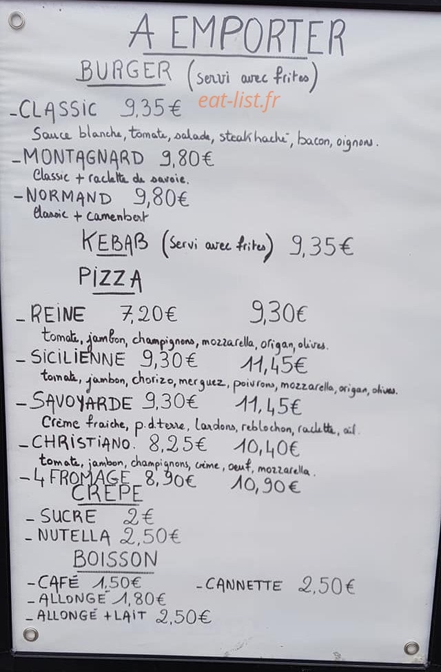 Bistrot 44 — carte page 1