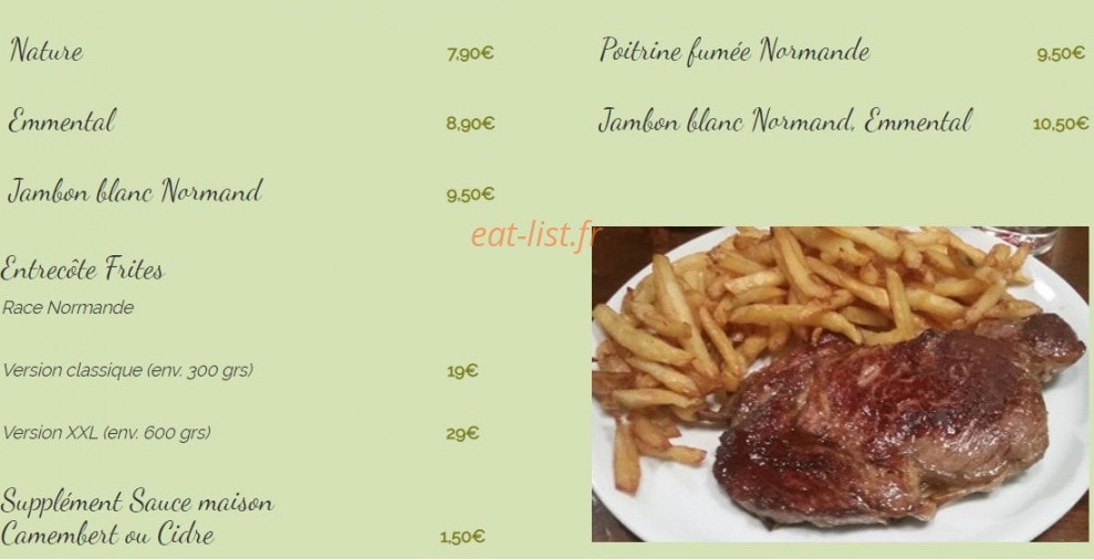 Chez Jeanne — carte page 2