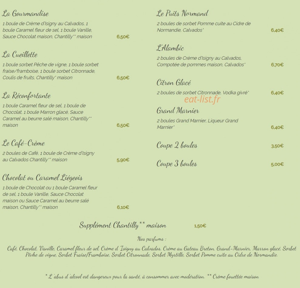 Chez Jeanne — carte page 7