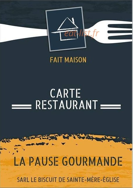 Le Biscuit de Sainte Mère Eglise — carte page 1