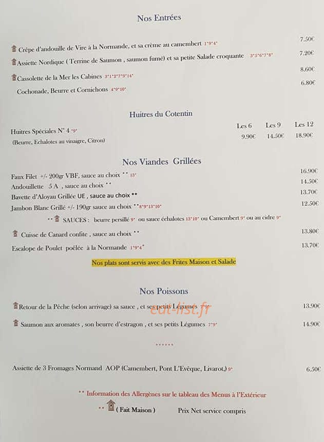 Les Cabines — carte page 2