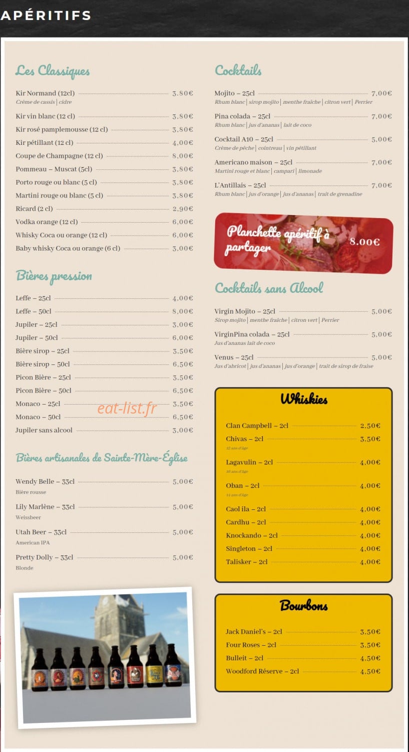 A10 Canteen — carte page 1