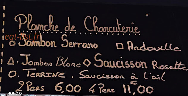 Le Vintage — carte page 1