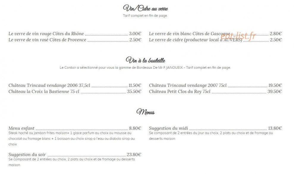 Contoir des marais — carte page 4