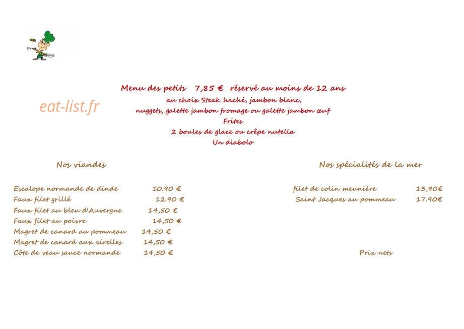 Grill La Maritza — carte page 2
