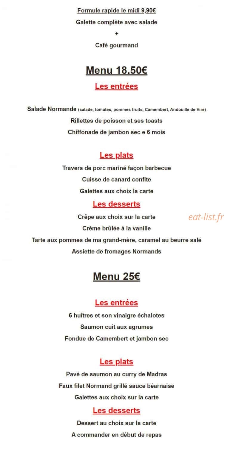 L'escapade — carte page 1