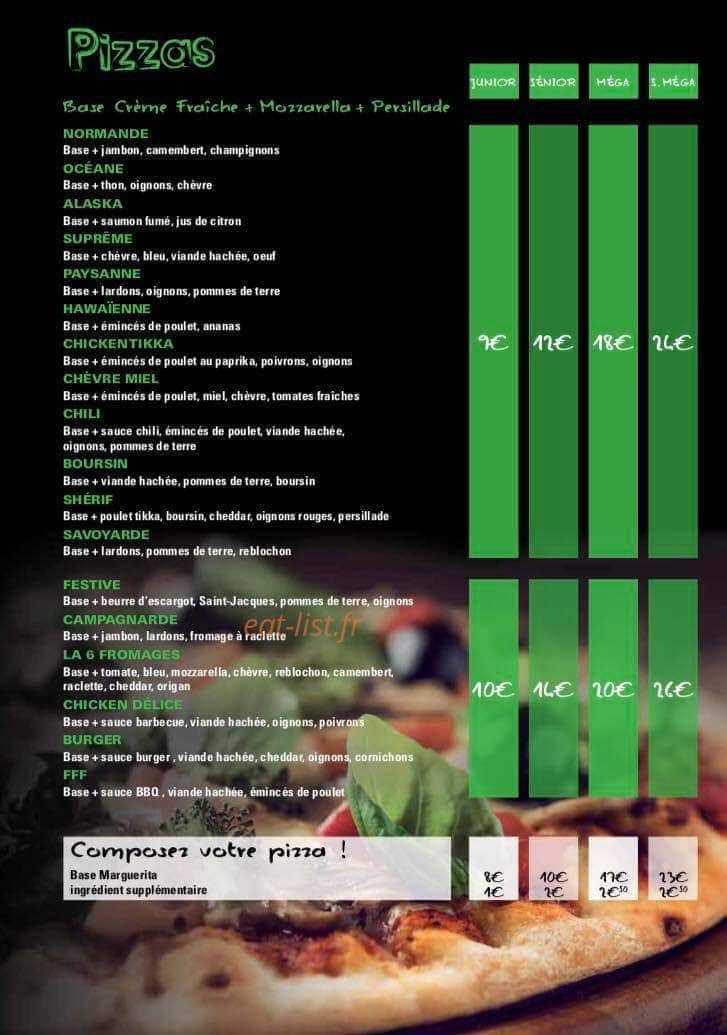 Pizza Délice — carte page 4
