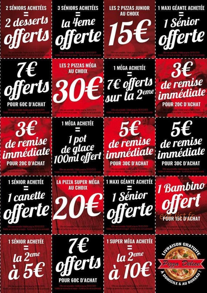 Pizza Délice — carte page 3