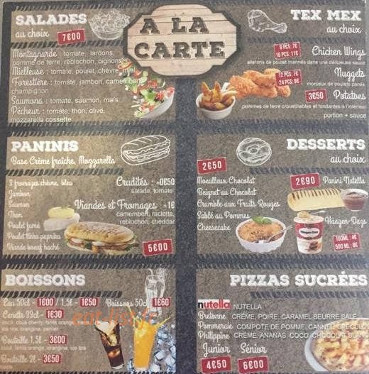 Pizza palace — carte page 3