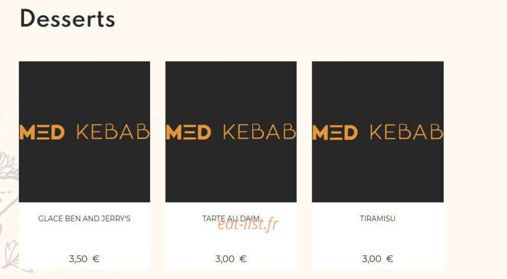 Med Kebab — carte page 6