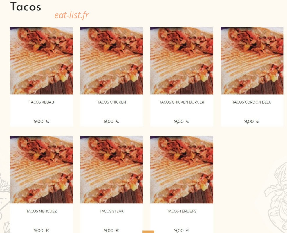 Med Kebab — carte page 3