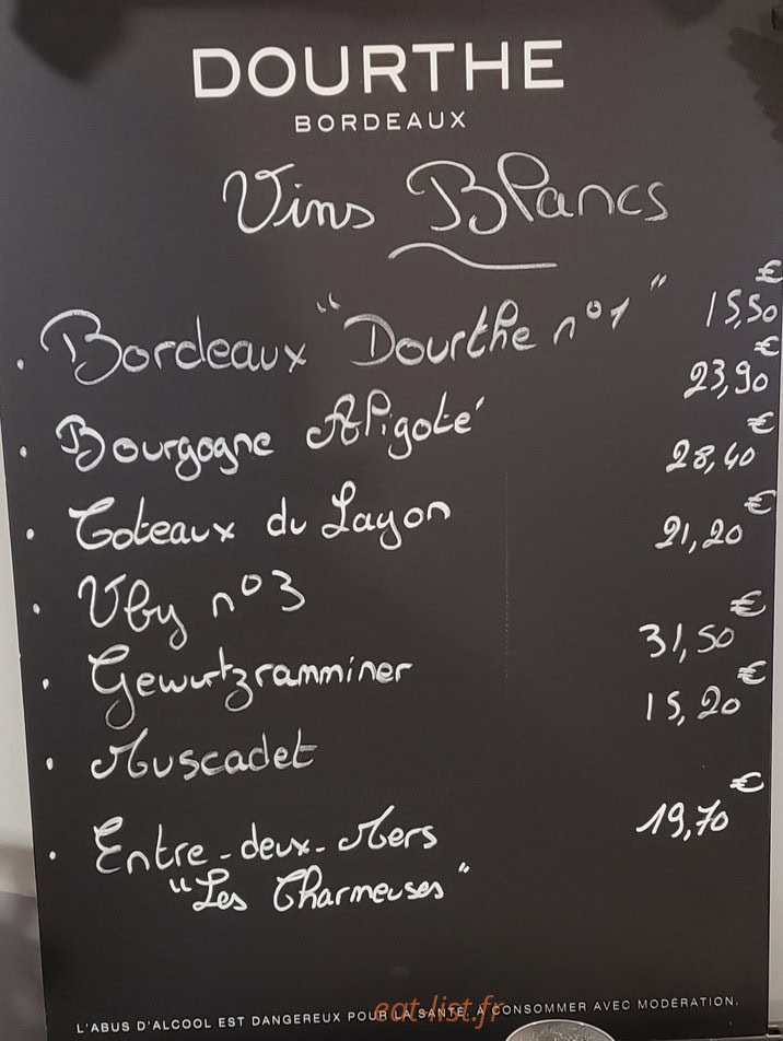 Au Grenier — carte page 2