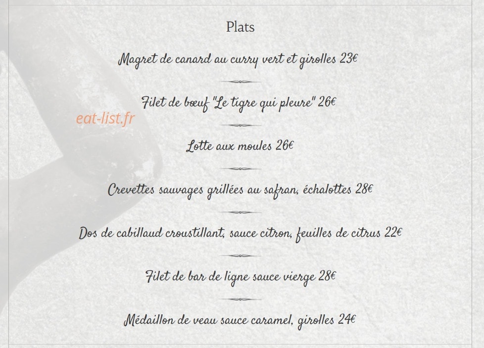 La Pause des Genets — carte page 2