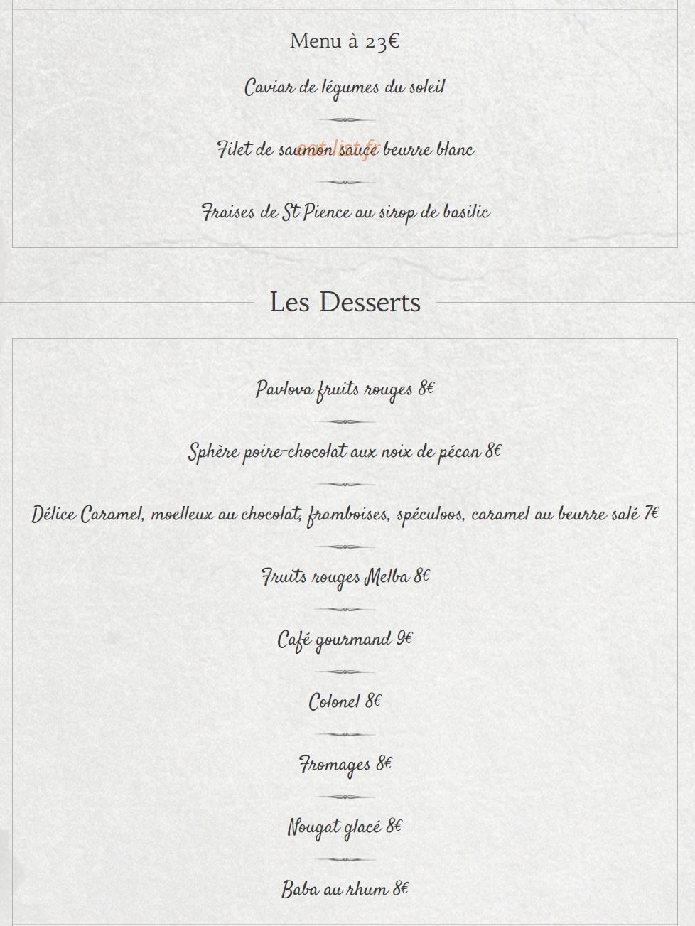 La Pause des Genets — carte page 3