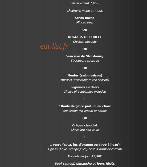 Le Cabestan — carte page 3