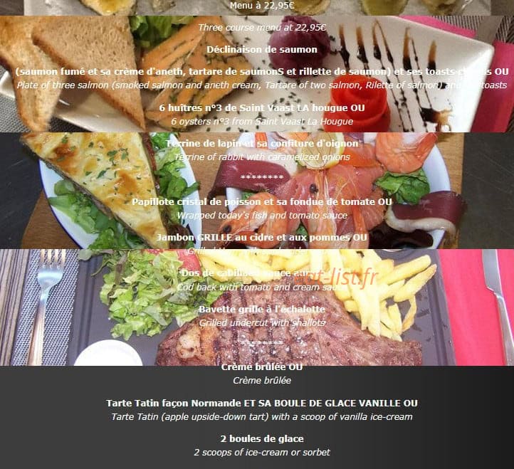 Le Cabestan — carte page 1