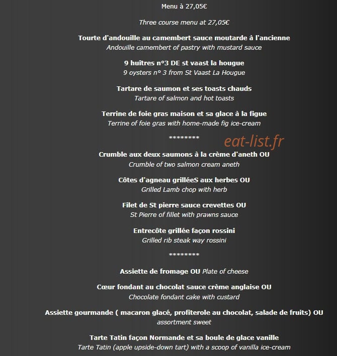 Le Cabestan — carte page 2