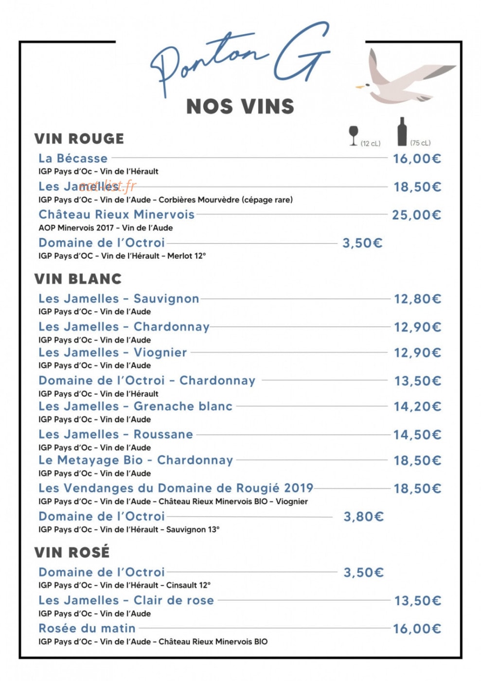 Ponton G — carte page 6