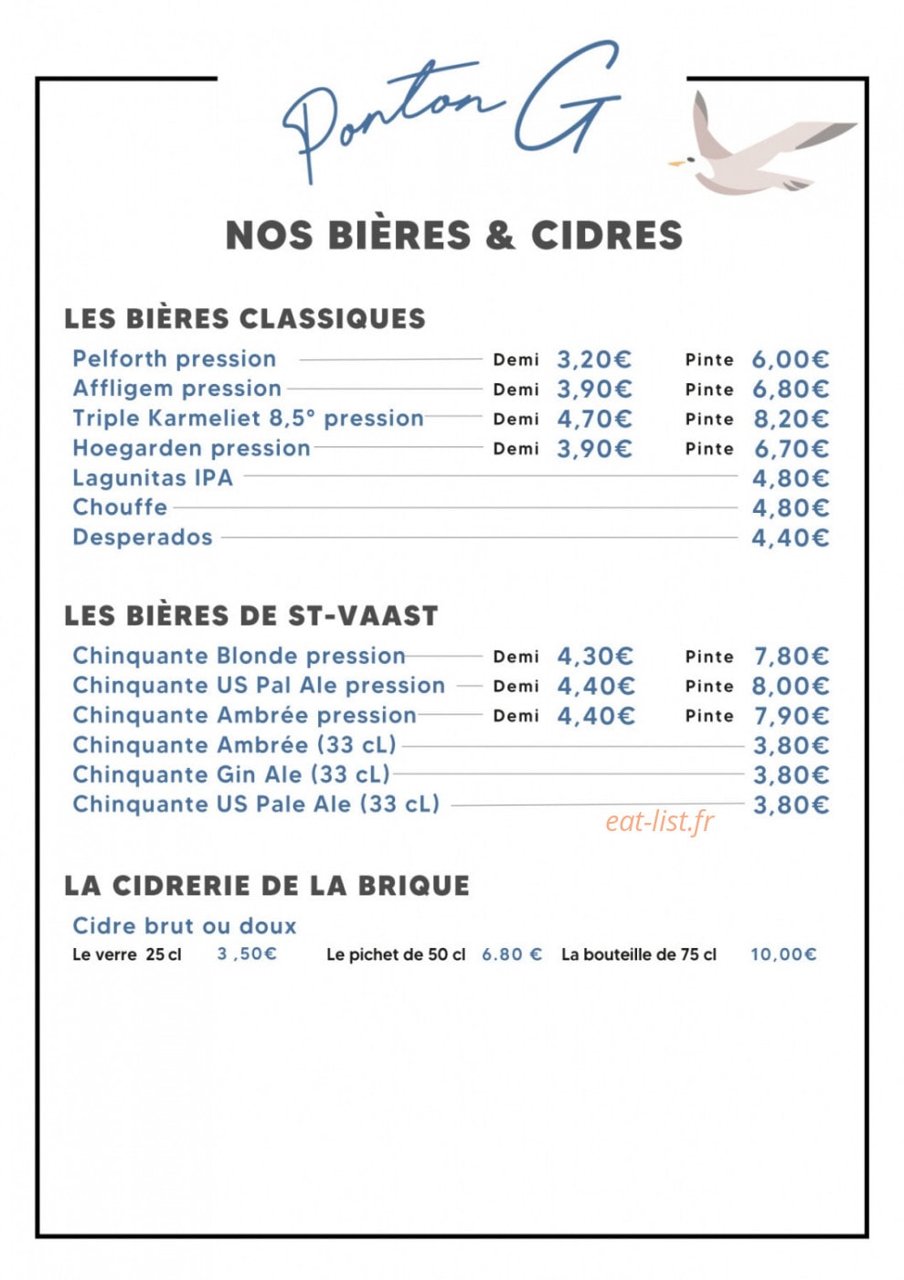 Ponton G — carte page 8