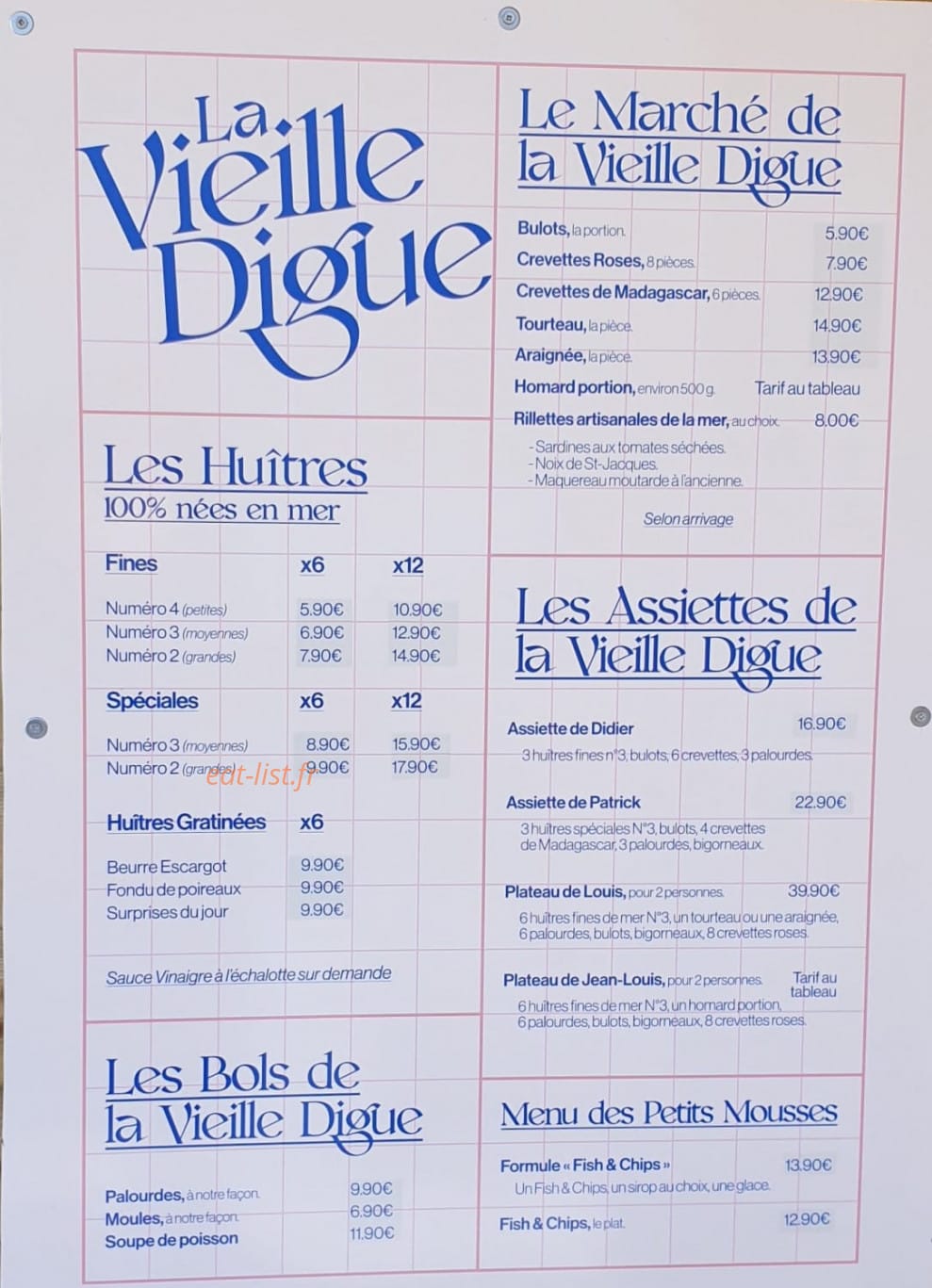 La Vieille Digue — carte page 1