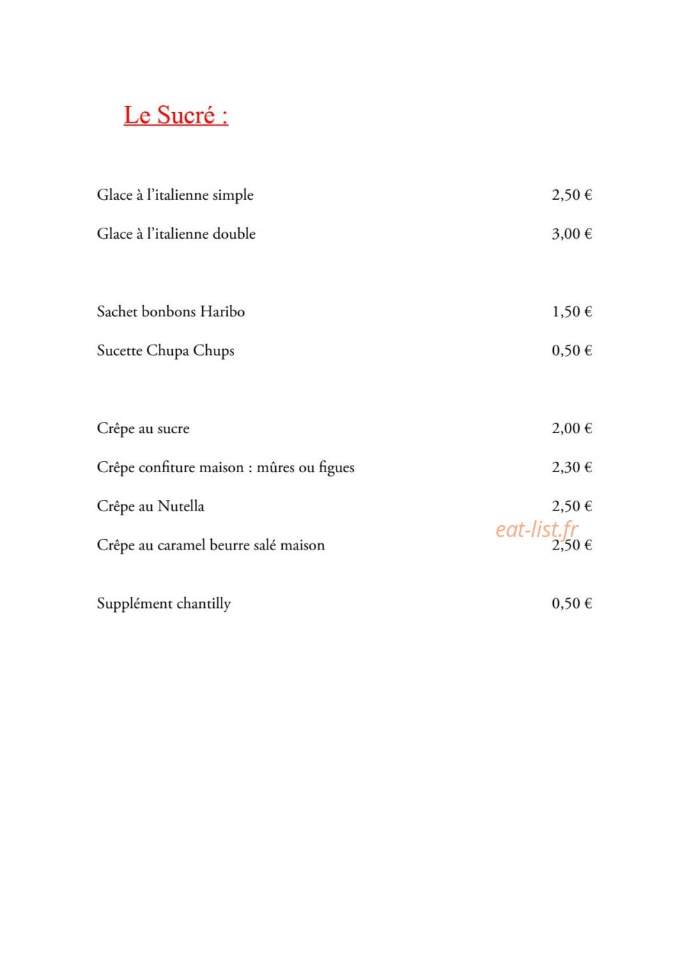 Le Tandem de la plage — carte page 3