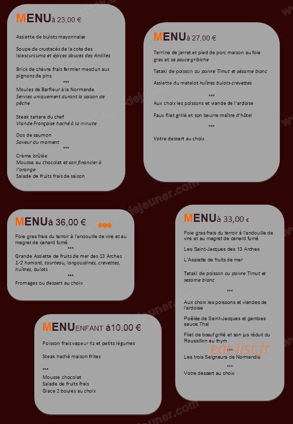 Aux 13 Arches — carte page 4