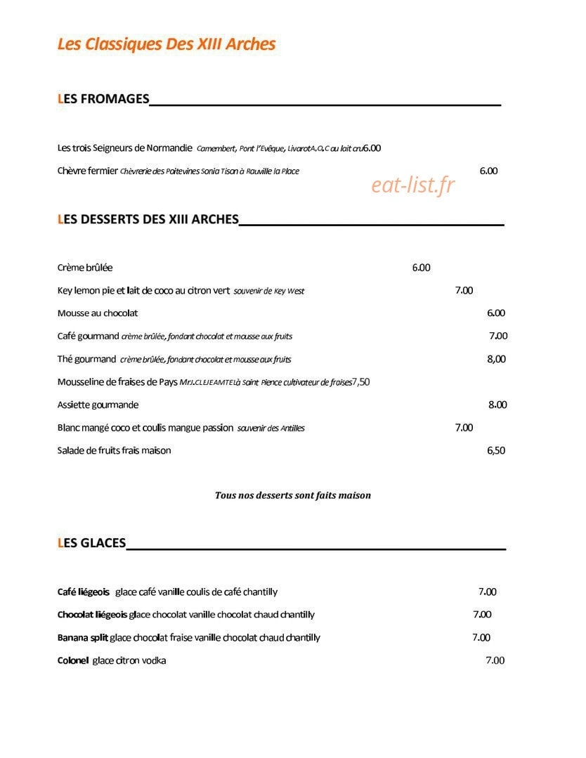 Aux 13 Arches — carte page 3