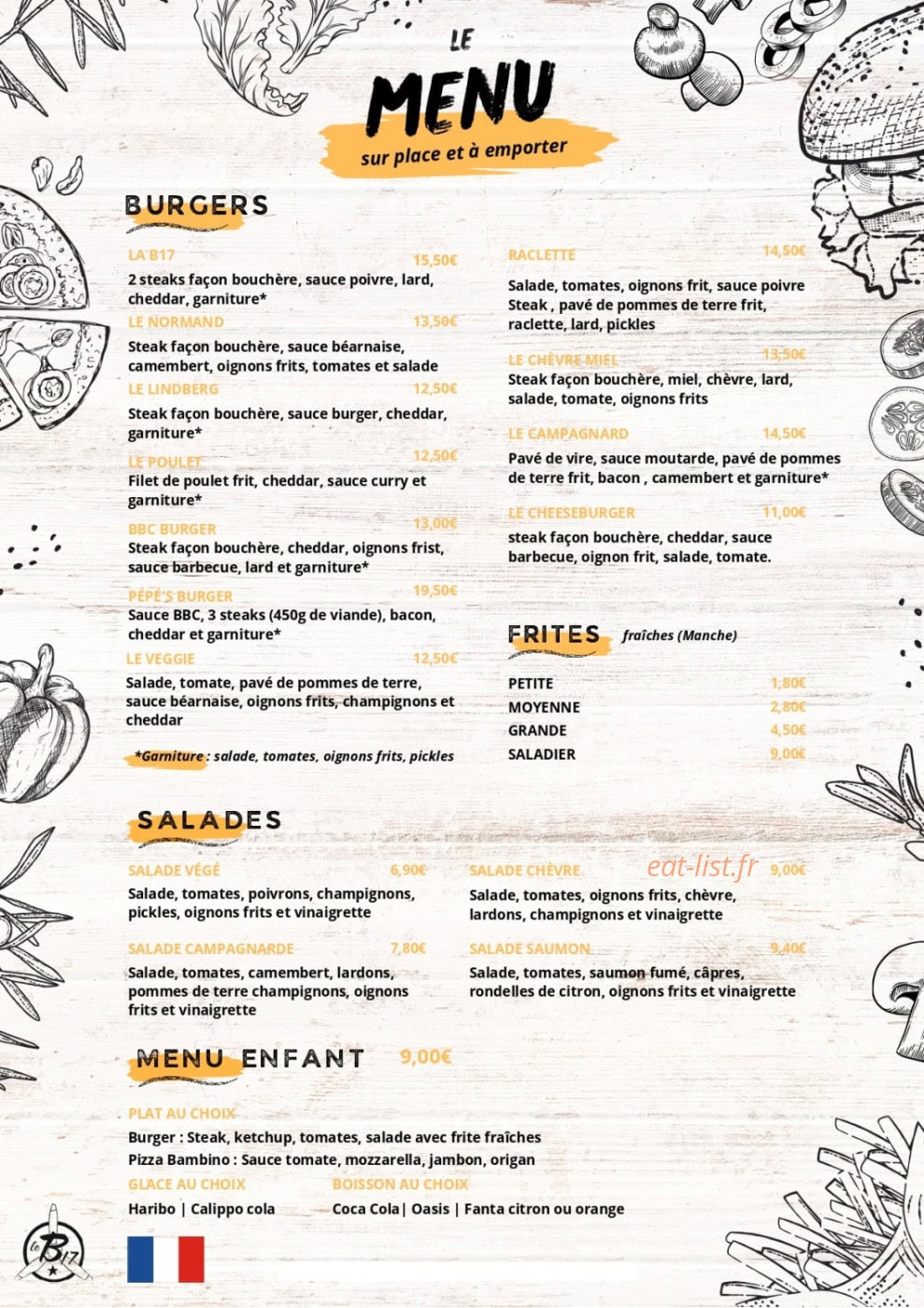 Le B17 — carte page 1